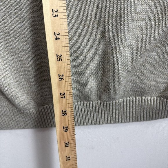 Tommy Bahama Sorrento Beach Button Mock Sweater Mens Size XL Beige Cable Knit - Picture 8 of 8